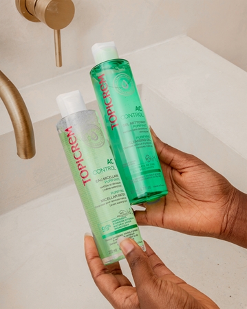 Topicrem AC Purifying Micellar Water Rengörande micellärt vatten För fet aknebenägen hud