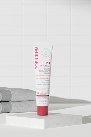 Topicrem DA Emollient Face Cream успокояващ крем за суха атопична кожа