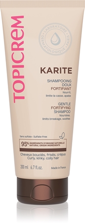 Topicrem KARITÉ Gentle Fortifying Shampoo posilující šampon pro oslabené vlasy