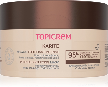 Topicrem KARITÉ Intense Fortifying Mask posilující maska pro vlnité a kudrnaté vlasy