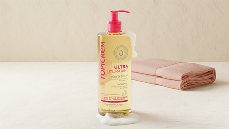 Topicrem UH BODY Shower Oil huile nettoyante hydratante pour peaux sèches et sensibles