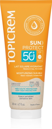 Topicrem Sun Protect Moisturizing Sun Milk SPF50+ lait solaire hydratant SPF 50+