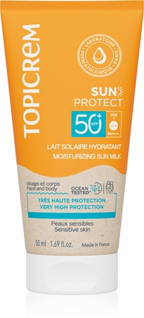 Topicrem Sun Protect Moisturizing Sun Milk vlažilni losjon za sončenje SPF 50+