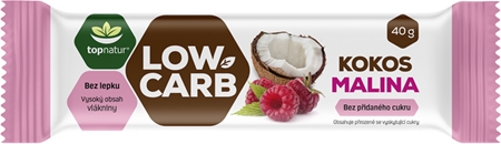 Topnatur Low Carb tyčinka tyčinka bez pridaného cukru