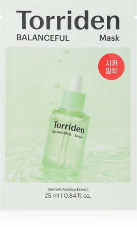 Torriden Balanceful Mask masque hydratant en tissu pour apaiser la peau