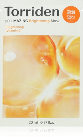 Torriden Cellmazing Brightening Mask masque tissu éclat pour un effet naturel