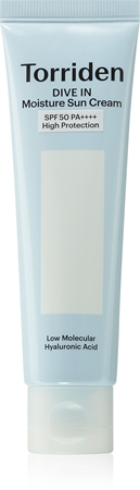 Torriden Dive In Moisture Sun Cream crème solaire visage pour un effet naturel