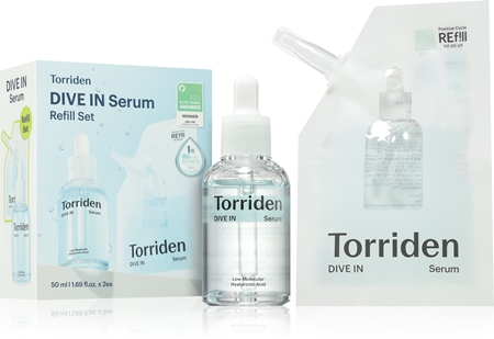 Torriden Dive In Serum Refill Set sérum hydratation intense pour une peau lumineuse