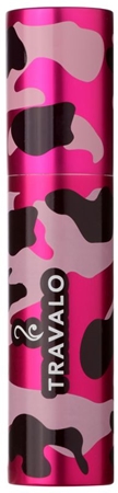 Travalo Classic plastový obal na plnitelný rozprašovač parfémů unisex Camouflage Pink