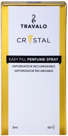Travalo Crystal Gold punjivi raspršivač parfema gold
