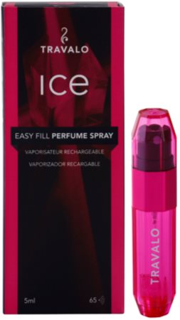 Travalo Ice vaporizador de perfume recarregável Pink