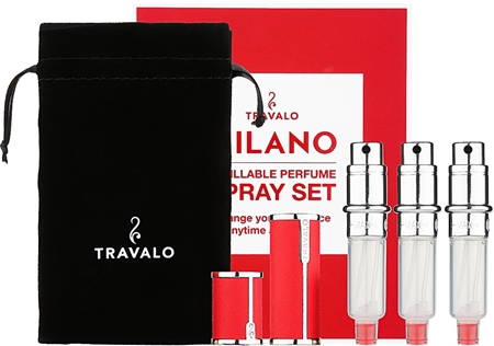 Travalo Milano Gift Set I. Red Unisex