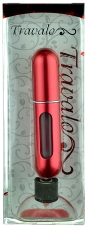 Travalo Refill Atomizer Classic nachfüllbarer Flakon mit Zerstäuber für Damen 4 ml (Red)