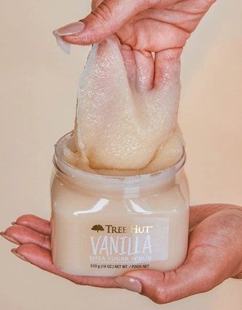 Tree Hut Vanilla cukrový telový peeling