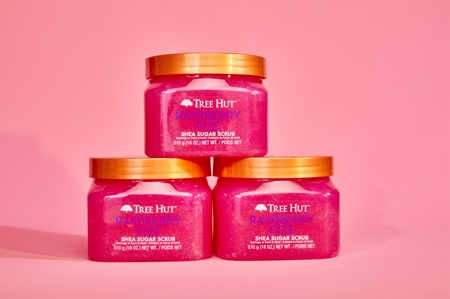 Tree Hut Shea Sugar Scrub Raspberry Fizz Sugar Scrub with shea butter