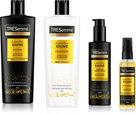 TRESemmé Lamellar Shine conjunto para cabelo brilhante e macio