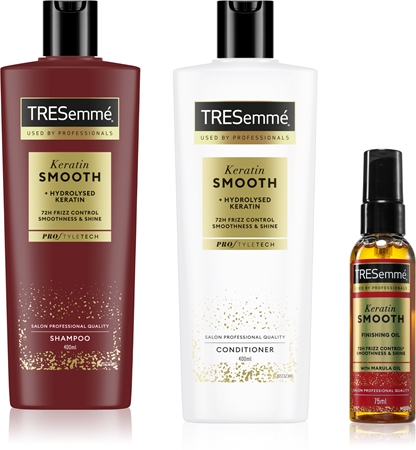 TRESemmé Keratin Smooth conjunto para aspeto perfeito de cabelo