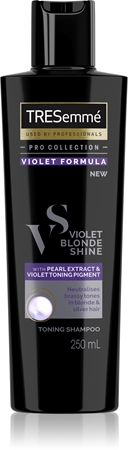TRESemmé Violet Blonde Shine Lilla šampoon blondidele juustele