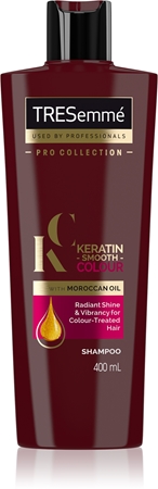 TRESemmé Keratin Smooth Colour šampón s keratínom pre farbené vlasy