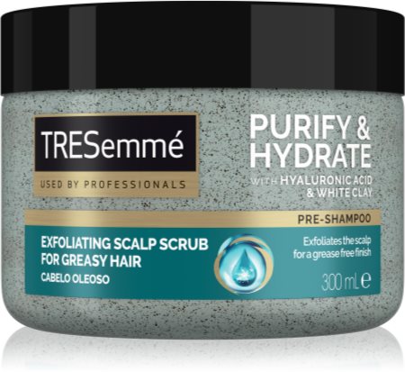 TRESemmé Purify & Hydrate exfoliante limpiador para cabello y cuero cabelludo