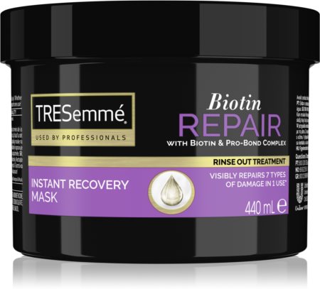 TRESemmé Biotin + Repair 7 маска для регенерації для волосся