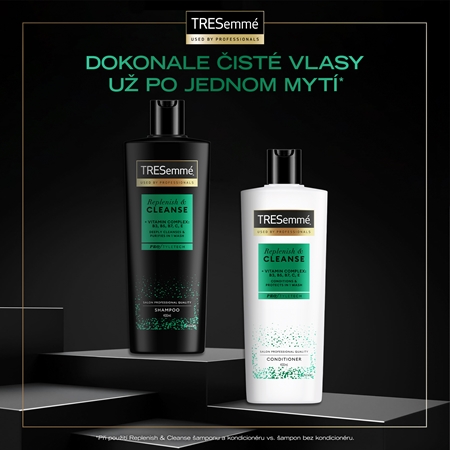 TRESemmé Replenish & Cleanse šampon pro mastné vlasy s vitamíny