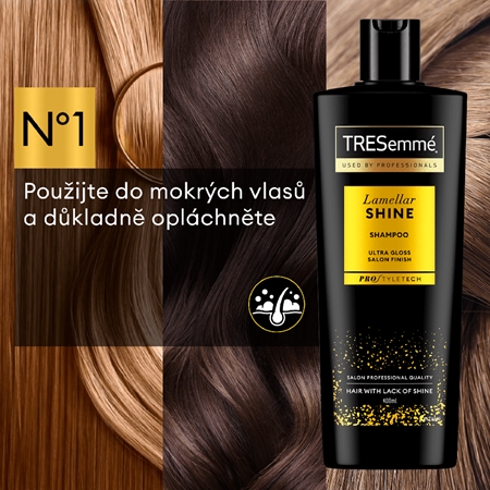TRESemmé Lamellar Shine šampon pro lesk