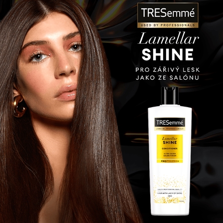 TRESemmé Lamellar Shine rozjasňující kondicionér pro lesk a snadné rozčesávání vlasů