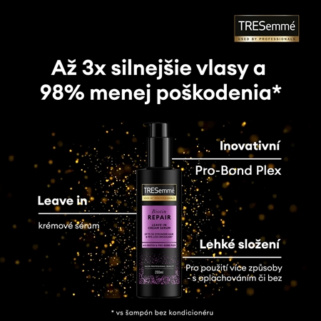 TRESemmé Biotin Repair Leave-In Cream Serum krémové sérum pre dokonalý vzhľad vlasov