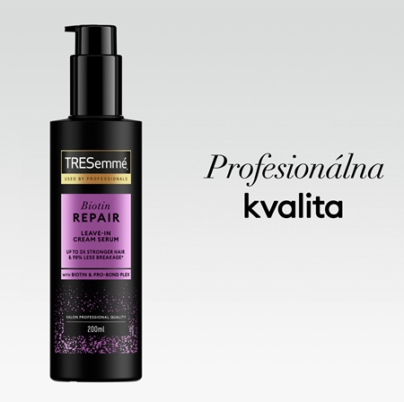 TRESemmé Biotin Repair Leave-In Cream Serum krémové sérum pre dokonalý vzhľad vlasov