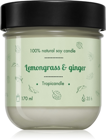 Tropicandle Lemongrass & Ginger scented candle
