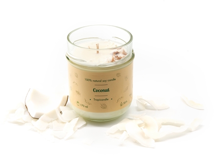 Tropicandle Coconut dišeča sveča
