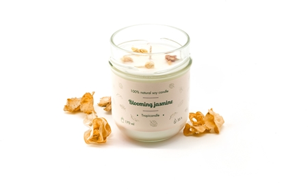 Tropicandle Blooming Jasmine scented candle