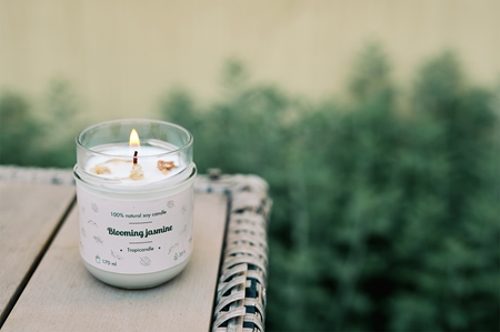 Tropicandle Blooming Jasmine scented candle