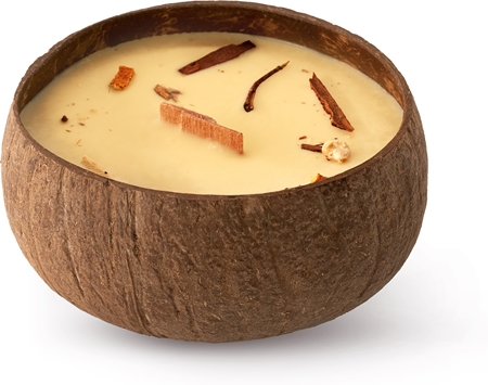 Tropicandle Apple & Cinnamon candela profumata con stoppino in legno