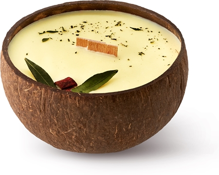 Tropicandle Lime & Mango candela profumata con stoppino in legno