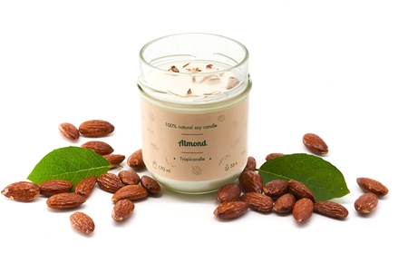 Tropicandle Almond scented candle