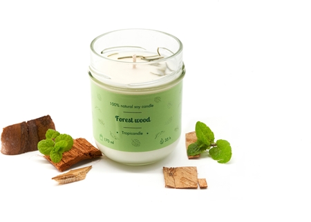 Tropicandle Forest Wood scented candle