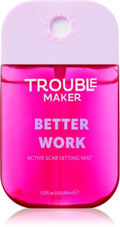 Trouble Maker Better Work Makeup Fixing Spray for problem skin