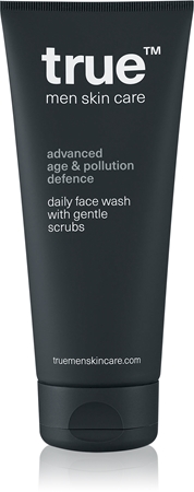 true men skin care Daily face wash with gentle scrubs exfoliační čisticí gel pro muže