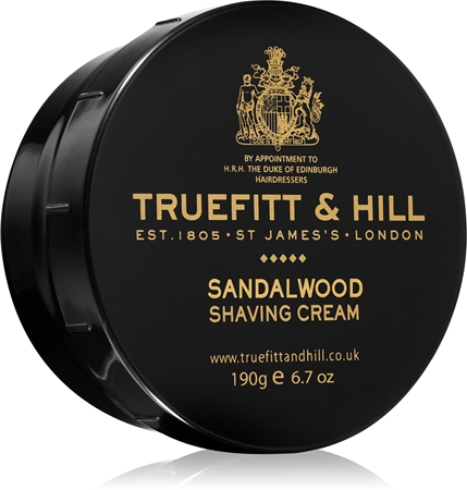 Truefitt & Hill Sandalwood hydratační krém na holení pro muže