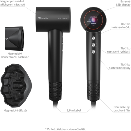 TrueLife HairDryer D9 fén na vlasy
