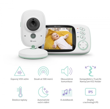TrueLife NannyCam H32 Pro digitální video chůvička