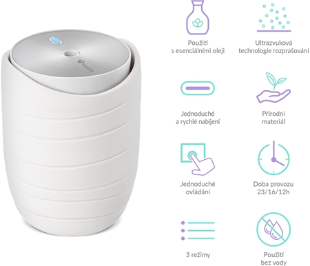Truelife AIR Diffuser WL5 ultrazvukový aroma difuzér