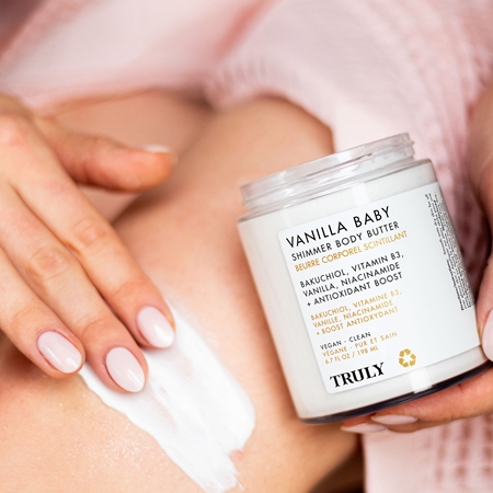 Truly Vanilla Baby Intense Moisture Body Butter with pearl shine