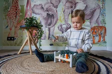 Tryco Wooden Hammerbench + Leksak av trä