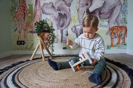 Tryco Wooden Hammerbench + Leksak av trä