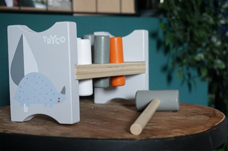 Tryco Wooden Hammerbench + Leksak av trä