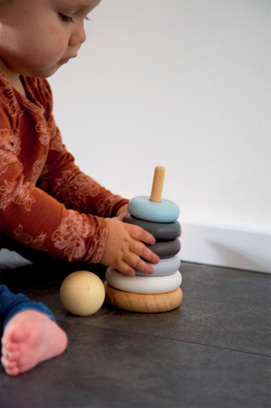 Tryco Wooden Ring Piramid juguete de madera