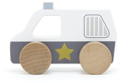 Tryco Wooden Police Car autíčko ze dřeva
